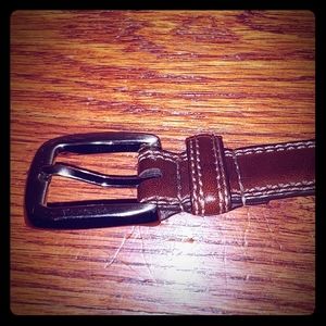 Boys Brown Leather Belt